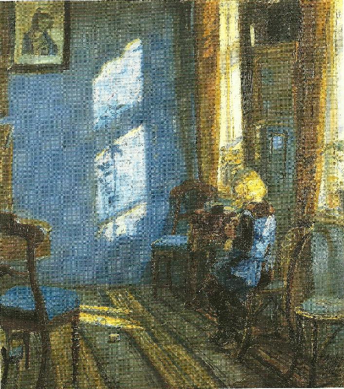 solskin i den bla stue, Anna Ancher